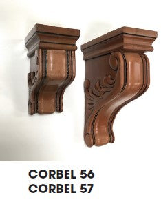 AW-CORBEL56 Ice White White Shaker Corbel* (Special order item, eta 4-5 weeks)