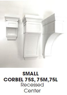 AB-CORBEL75S Lait Grey Shaker Corbel