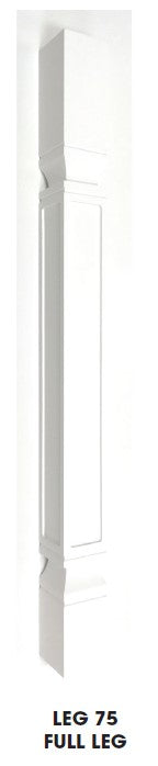 AN-LEG75 B3x3 Nova Light Grey Decorative Leg