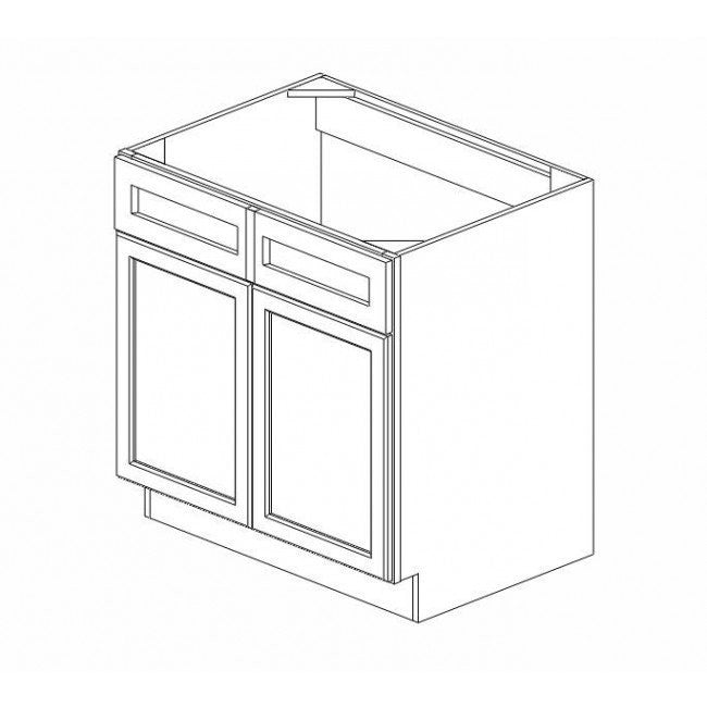 TG-SB42B Midtown Grey Sink Base Cabinet