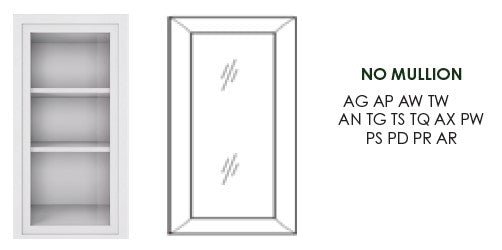 AG-WDC2412GD Greystone Shaker Glass Door for WDC2412* (Special order item, eta 4-5 weeks)