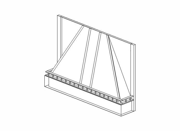 GW-AWH36 Gramercy White Wood Hood