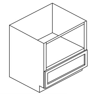 AW-B30MW Ice White Shaker Base Cabinet