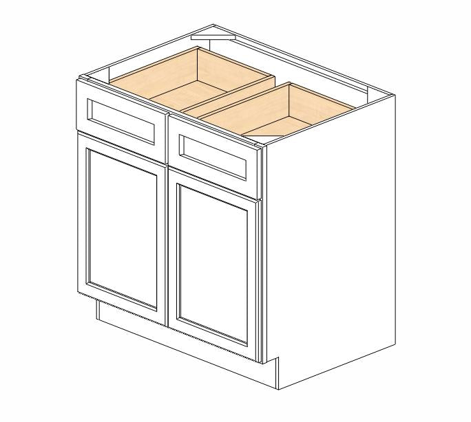 TS-B33B Townsquare Grey Base Cabinet