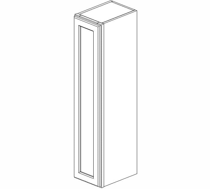 GW-W0942 Gramercy White Wall Cabinet