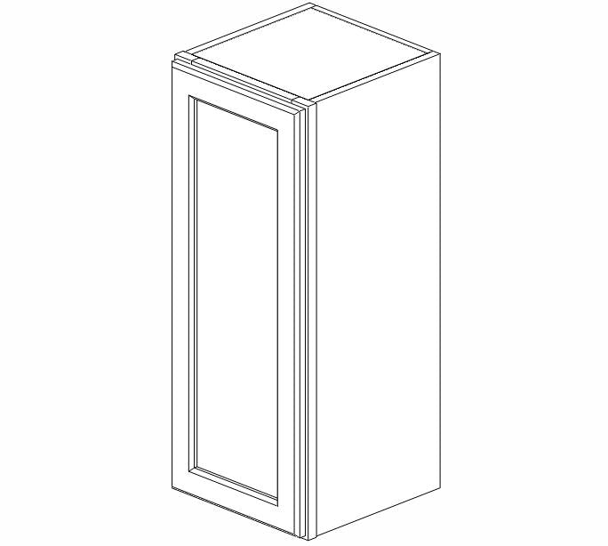 AG-W1230 Greystone Shaker Wall Cabinet