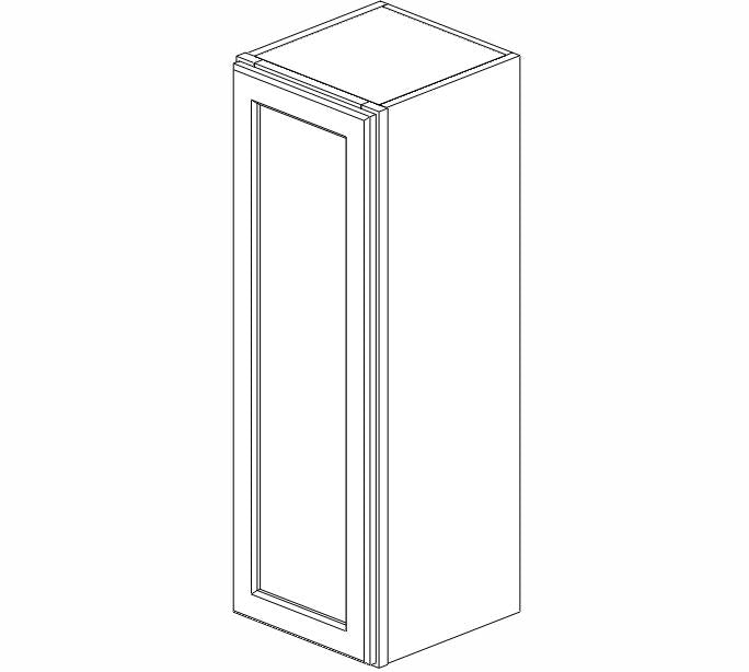 TW-W1236 Uptown White Wall Cabinet