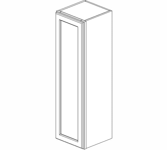 AN-W1242 Nova Light Grey Wall Cabinet