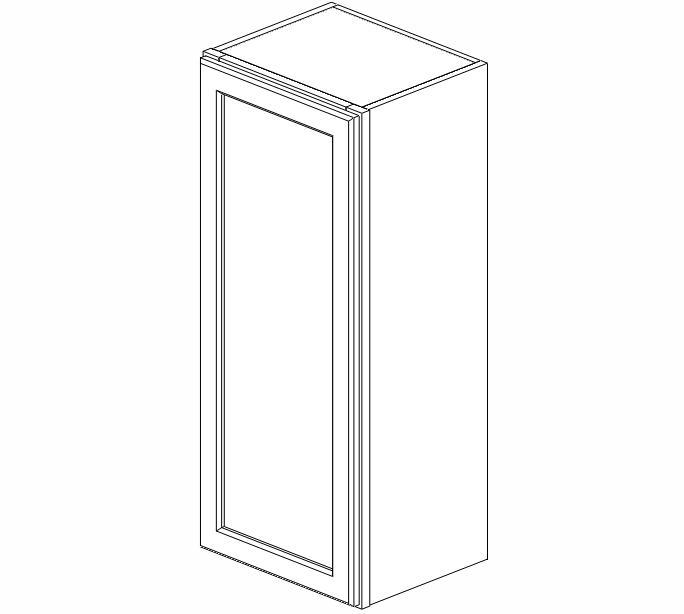 AW-W1536 Ice White Shaker Wall Cabinet