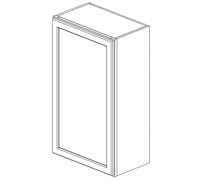 AN-W2136 Nova Light Grey Wall Cabinet