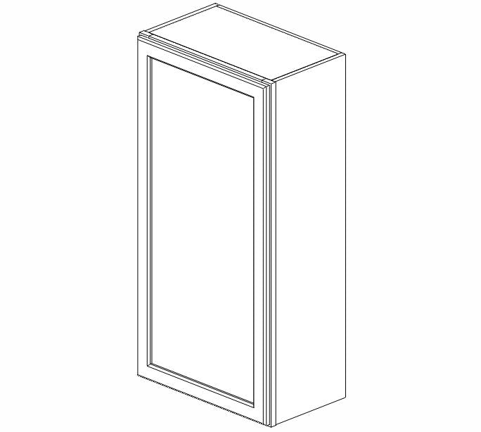 AN-W2142 Nova Light Grey Wall Cabinet