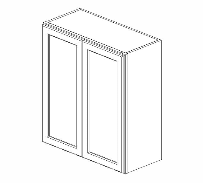 PS-W2730B Petit Sand Shaker Wall Cabinet