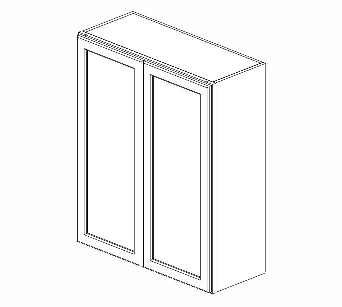 AN-W3036B Nova Light Grey Wall Cabinet