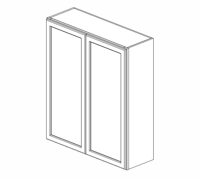 AN-W3642B Nova Light Grey Wall Cabinet