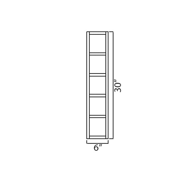 PW-WC630 Petit White Shaker Wall Cube