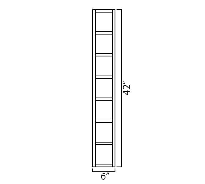 AW-WC642 Ice White Shaker Wall Cube* (Special order item, eta 4-5 weeks)