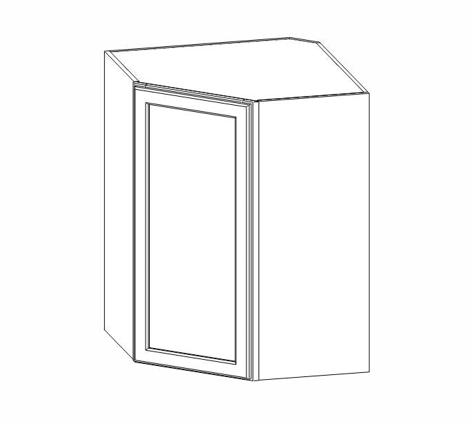 TS-WDC273615 Townsquare Grey Wall Diagonal Corner Cabinet