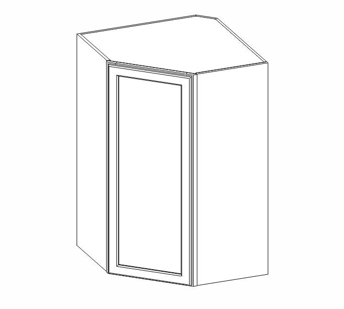 TS-WDC274215 Townsquare Grey Wall Diagonal Corner Cabinet