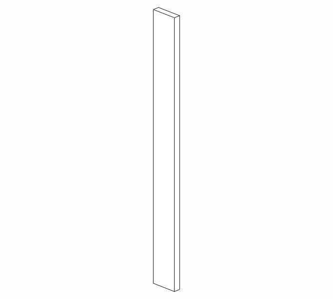 AW-WF3-3/4 Ice White Shaker Wall Filler