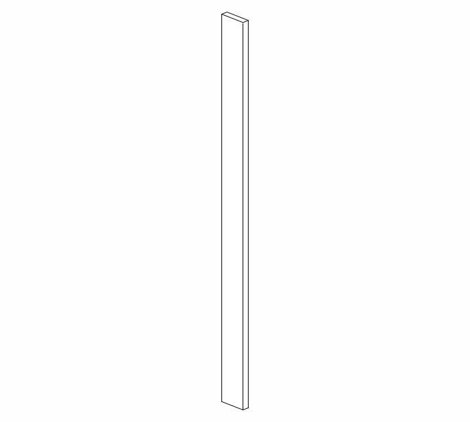 AW-WF342-3/4 Ice White Shaker Wall Filler