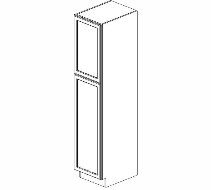 TS-WP1584 Townsquare Grey Wall Pantry Cabinet